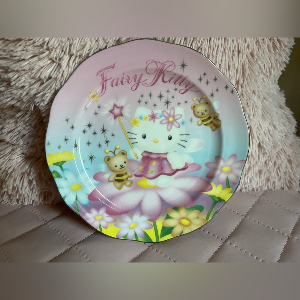 Sanrio Vintage Hello Kitty 2000 Fairy Kitty Porcelain Collectors NWT Plate 🩷